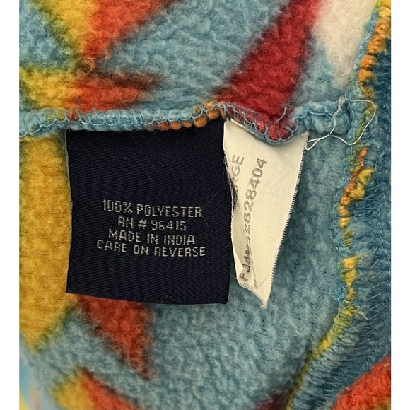 Massive Outdoor Aztec‎ Southwest Fleece Pullover Hoodie Mens Size Large - Picture 4 of 10